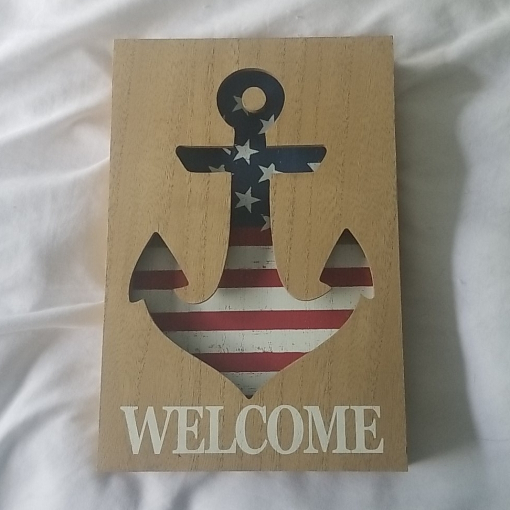 🇺🇲Anchor Welcome sign